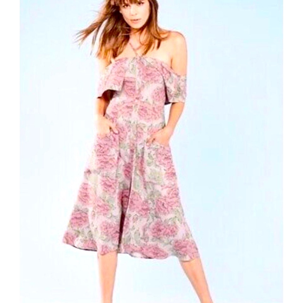 REFORMATION mina dress in diana floral print - NEW never worn off shoulder.